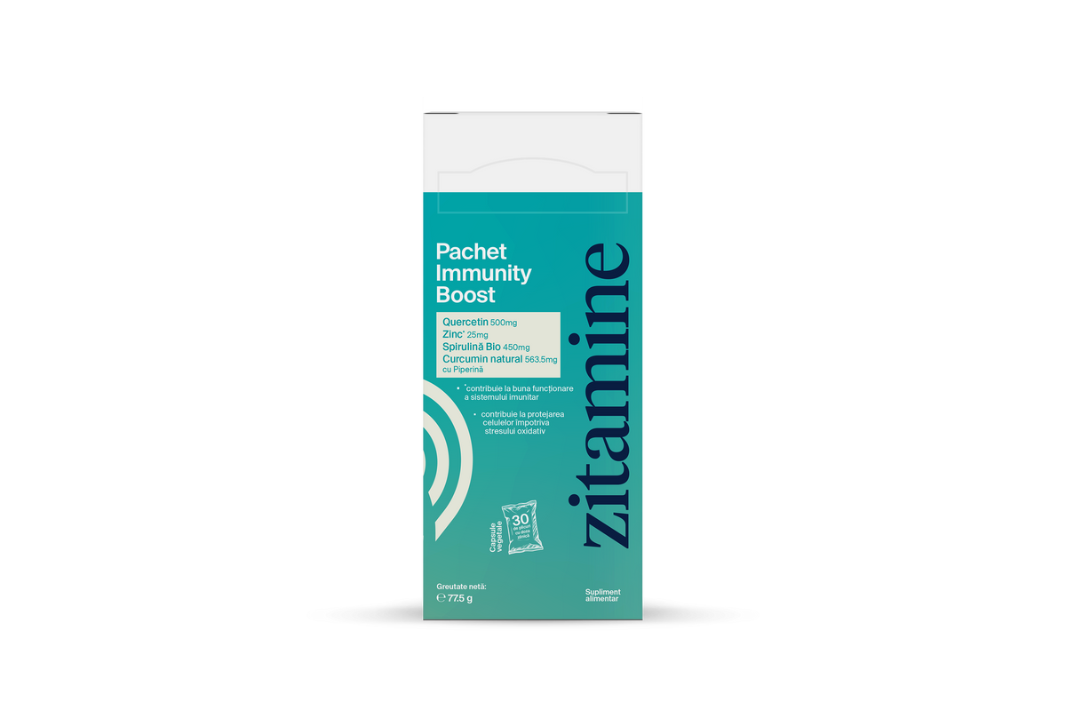 Zitamine Immunity Boost Pack 30 plicuri x 4 capsule