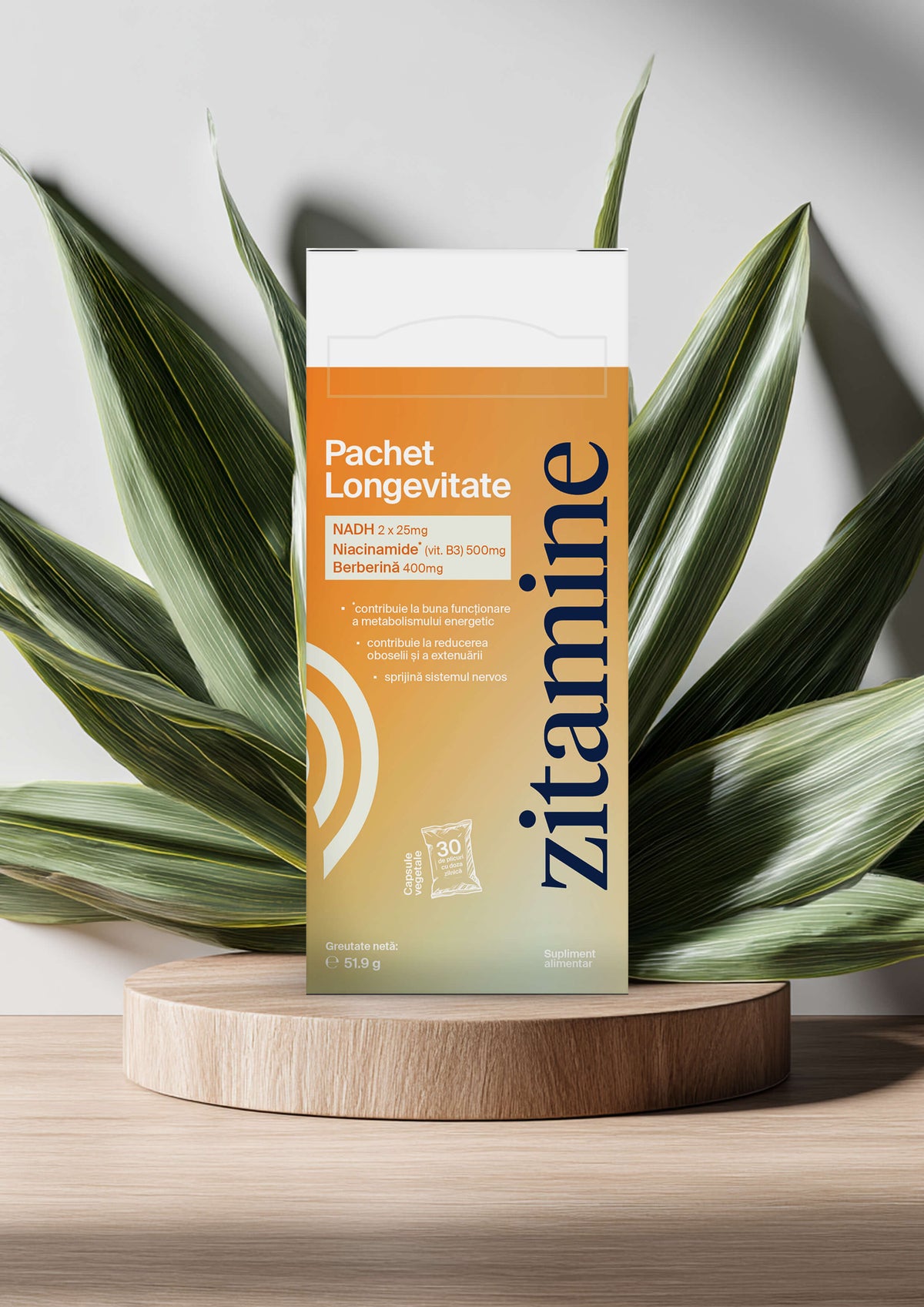 Zitamine Longevity Pack 30 plicuri x 4 capsule