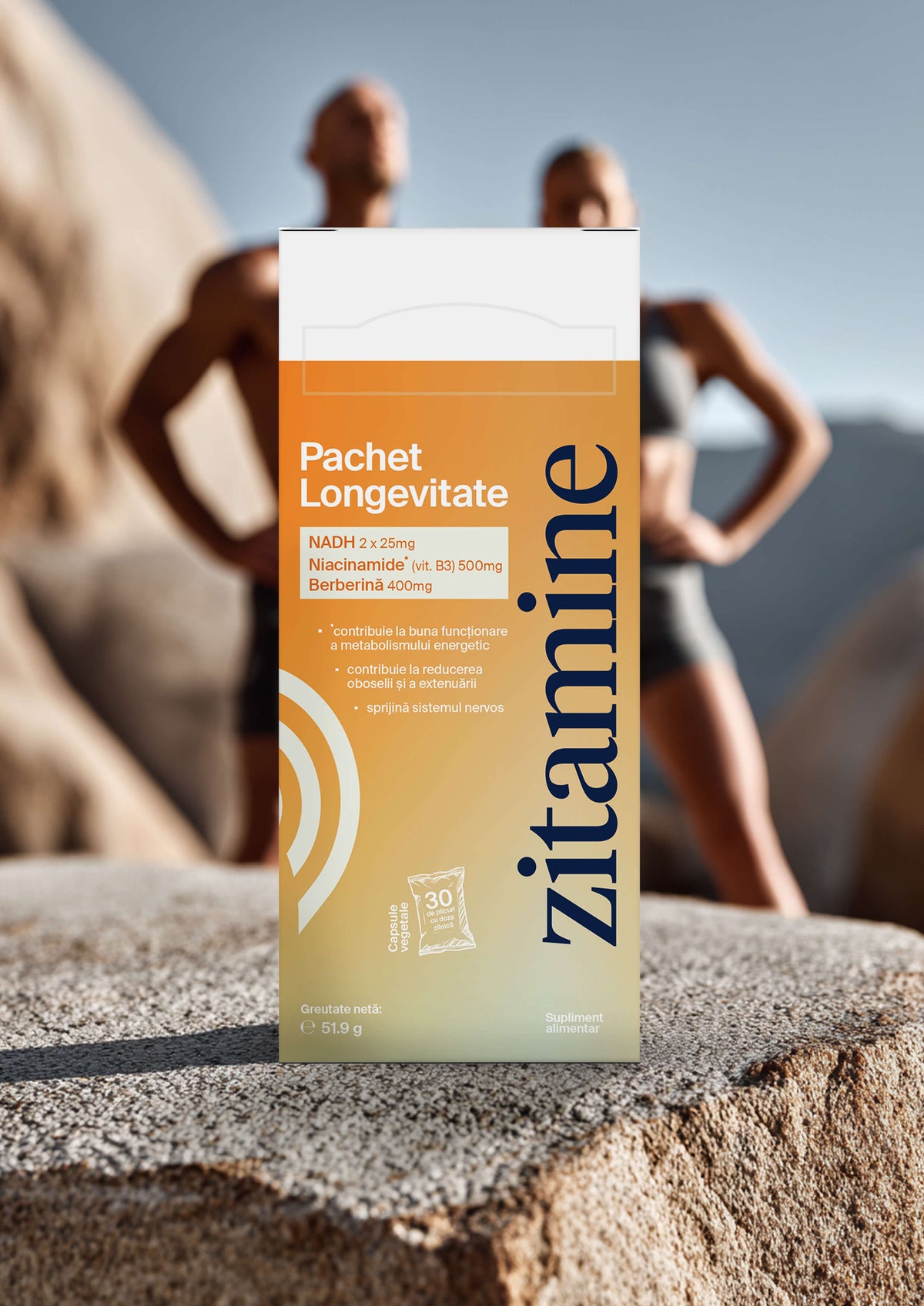 Zitamine Longevity Pack 30 plicuri x 4 capsule