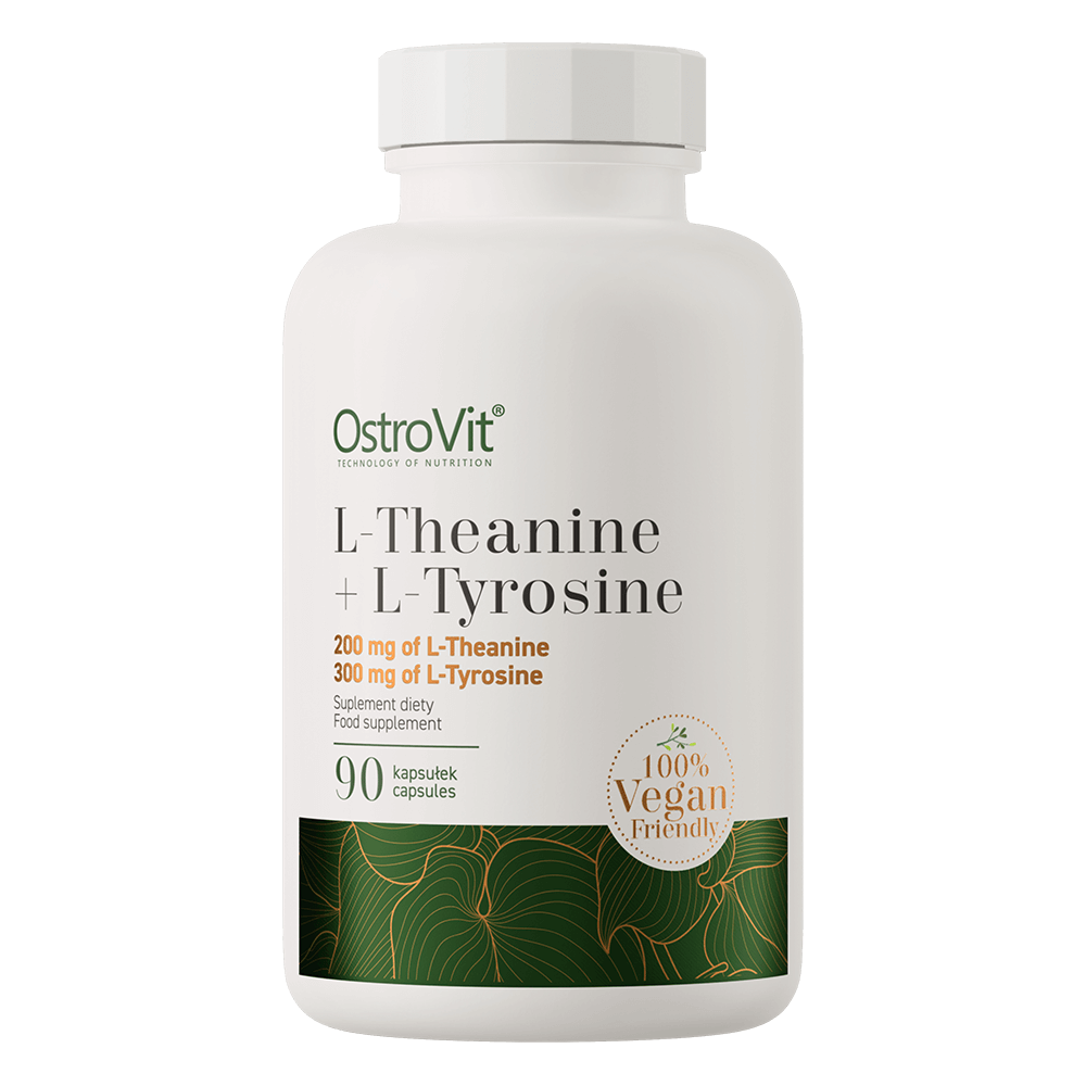 Teanină + Tirozină Ostrovit L-Theanine + L-Tyrosine VEGE 90 capsule