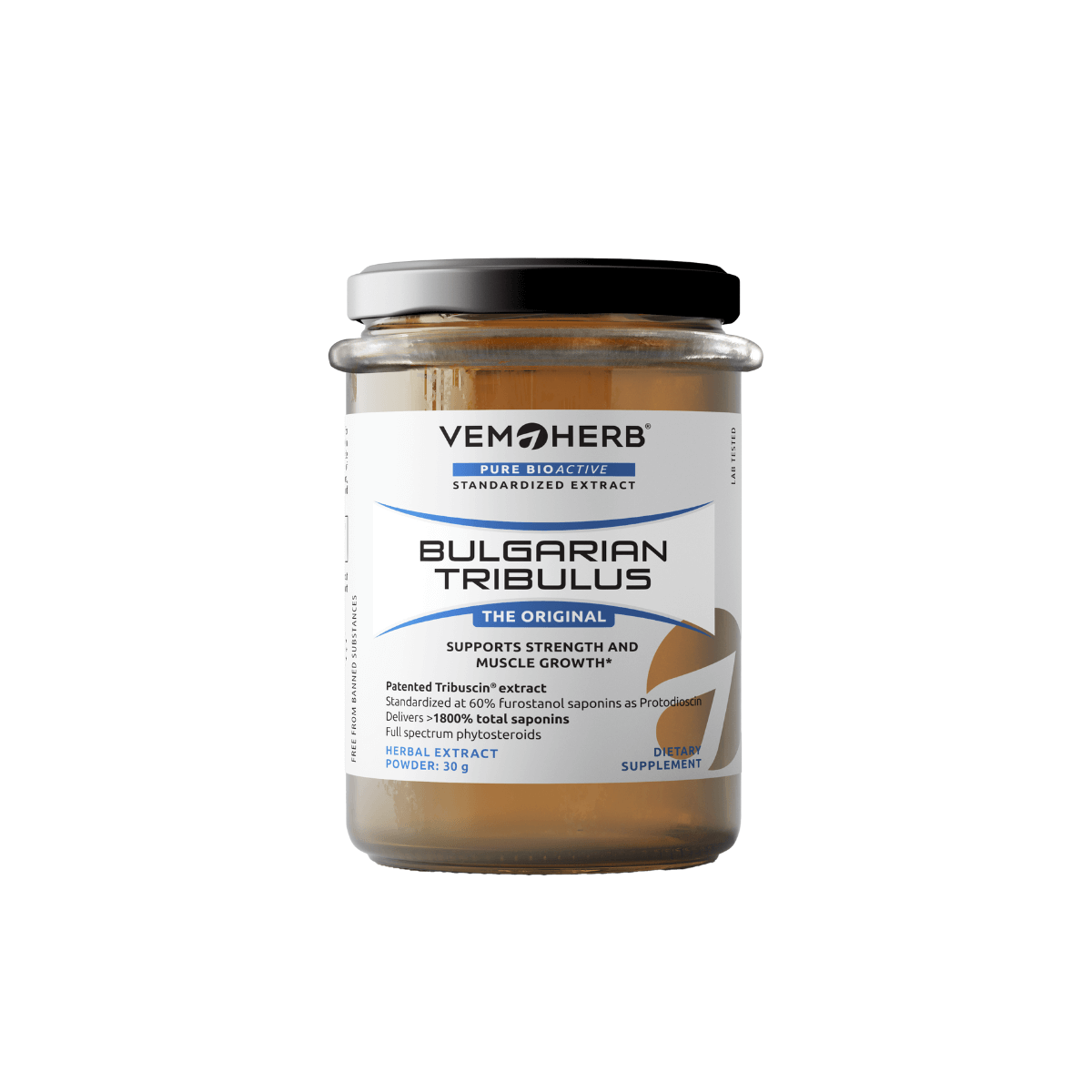 Tribulus Pulbere VemoHerb Bulgarian Tribulus Powder 30g