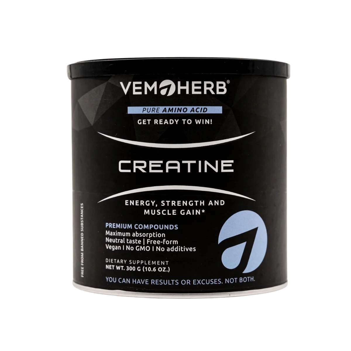Creatină Monohidrat VemoHerb Creatine 300g