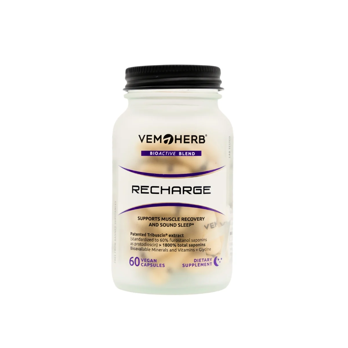 Recharge, VemoHerb, supliment alimentar pentru somn, 60 capsule