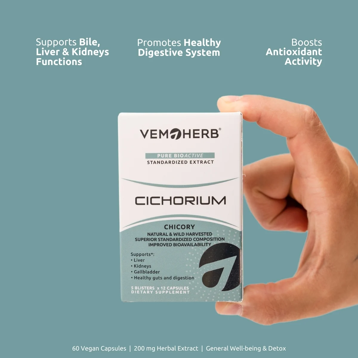 Extract de Cicoare VemoHerb Cichorium 60 capsule