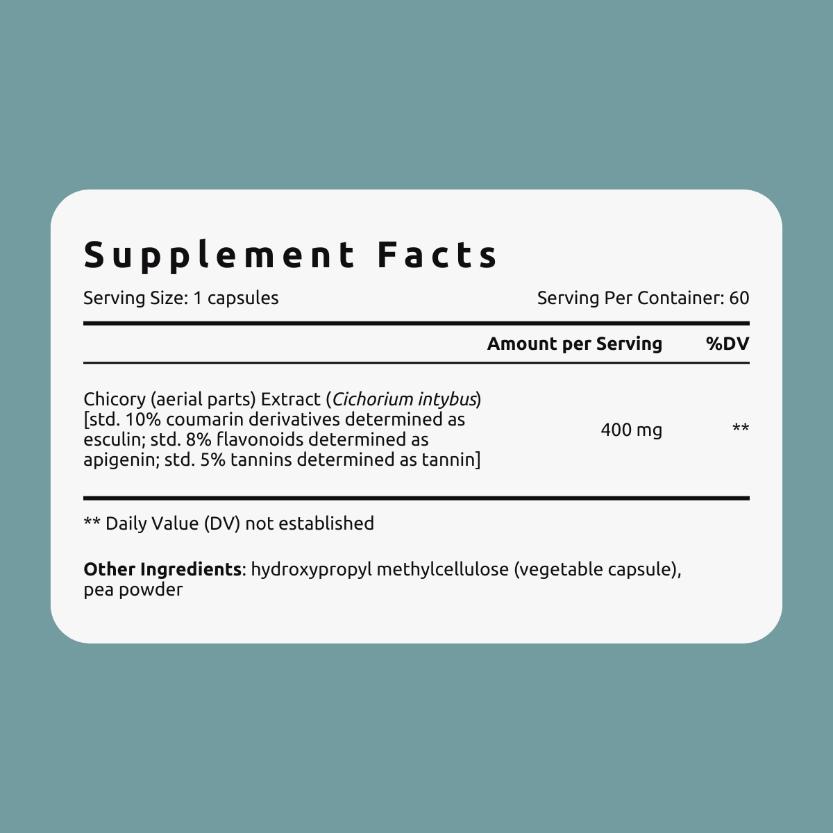 Extract de Cicoare VemoHerb Cichorium 60 capsule