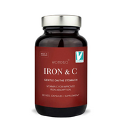 Nordbo Vitamina C & Fier - Vegan - 90 capsule