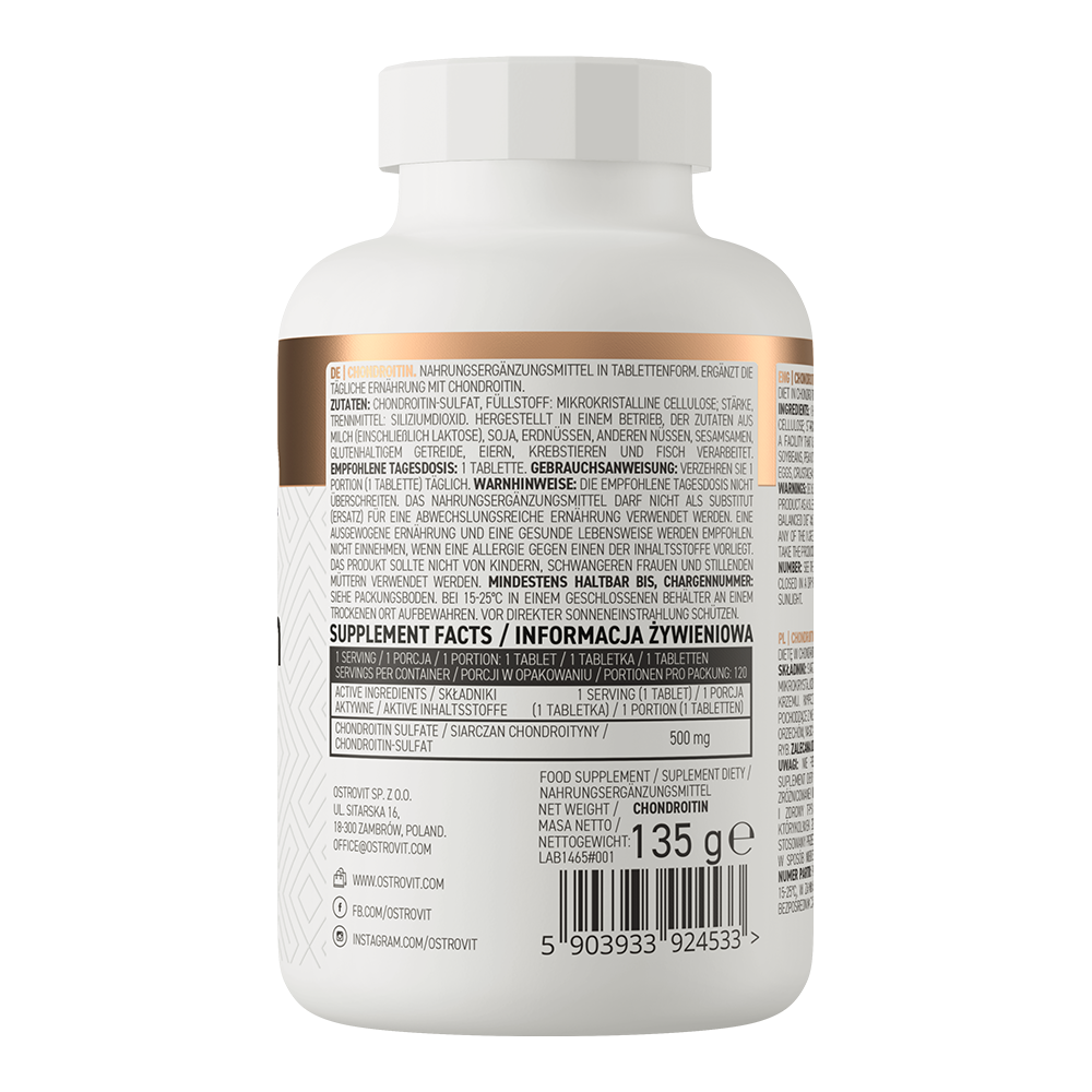 Condroitina 800 mg OstroVit Chondroitin 120 caps