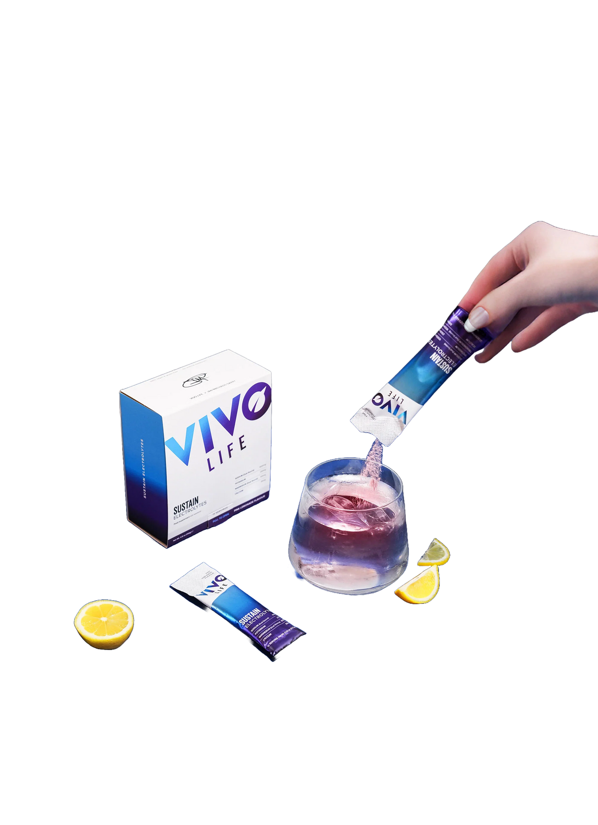 Vivo Sustain Electrolytes - cutie 15 plicuri de hidratare cu electroliti 15 X 9.3g