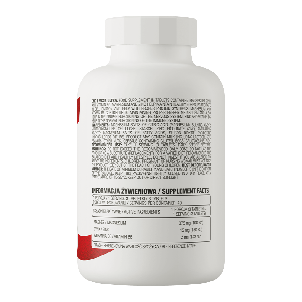 ZMA OstroVit MGZB Ultra 120 tablete
