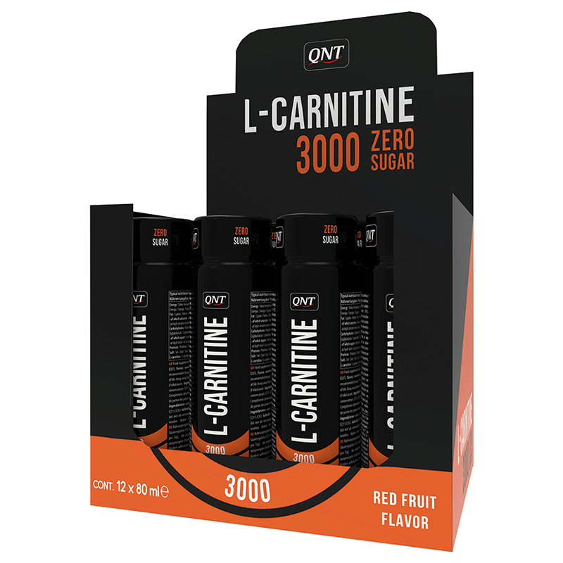Cutie 12 Shoturi QNT L-Carnitină 3000mg 80ml