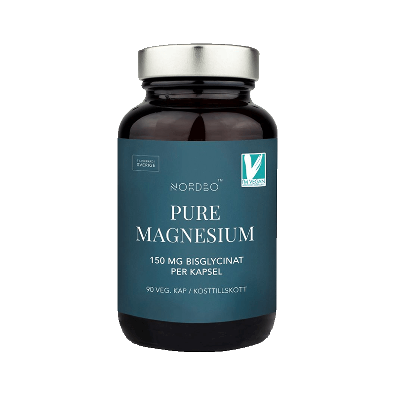 Nordbo Pure Magnesium - Magneziu Bisglicinat - 90 caps