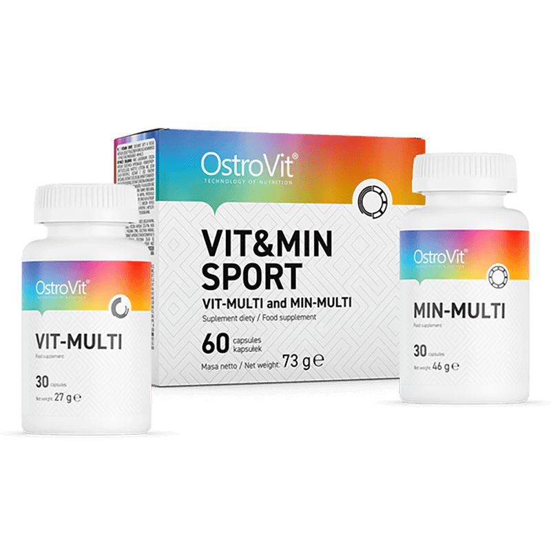 Multivitamine și Multiminerale OstroVit Vit&Min SPORT 60 capsule