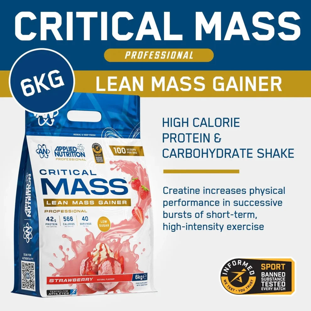 Applied Nutrition Critical Mass Professional 6kg - Diverse Arome