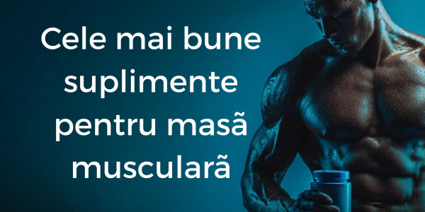 Cele mai bune suplimente pentru masă musculară