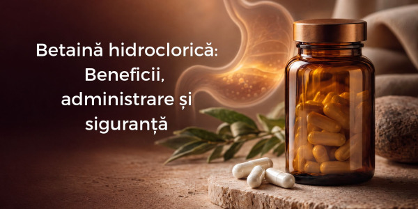 Betaină hidroclorică: beneficii, administrare și siguranță