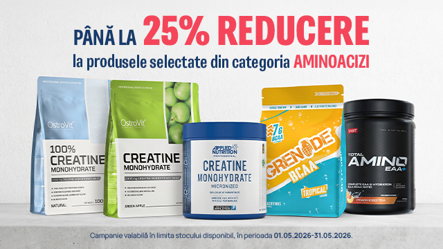 Mai - Pana la 25% Reducere la produsele din categoria Aminoacizi