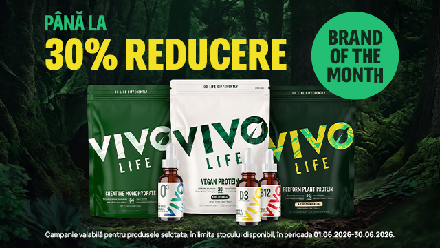 Iunie - Pana la 30% Reducere la produsele Vivo Life