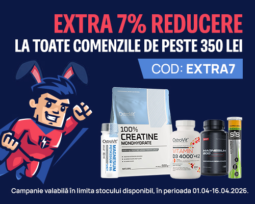 Aprilie 1-16 - Extra7% la comenzile de peste 350 lei