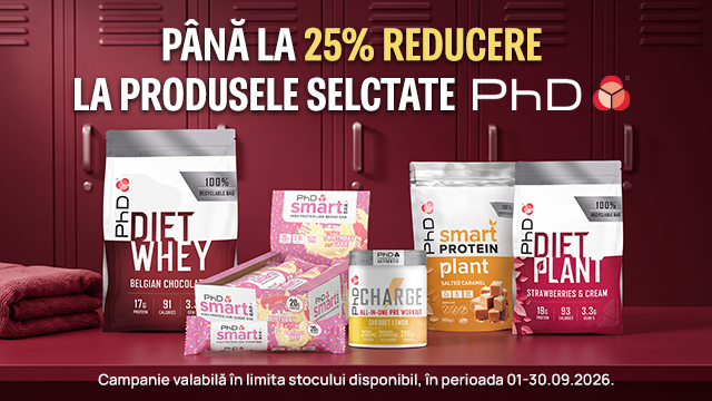 Septembrie - PhD pana la 25% Reducere