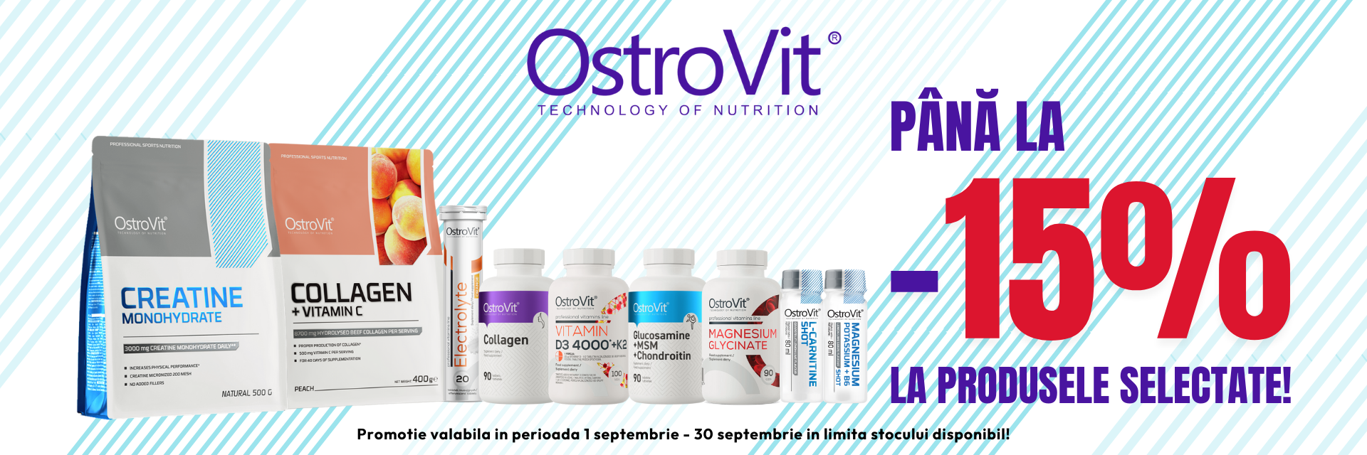 OstroVit - Până la 15% Reducere in luna Septembrie